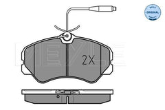 Bremsbelagsatz Scheibenbremse Vorderachse für CITROËN FIAT PEUGEOT C25 Kasten