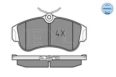 Bremsbelagsatz Scheibenbremse Vorderachse für NISSAN ALMERA II Hatchback