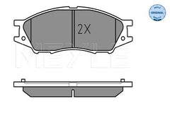 Bremsbelagsatz Scheibenbremse Vorderachse für NISSAN ALMERA II Hatchback