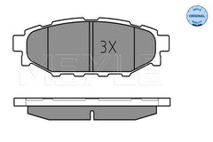 Bremsbelagsatz Scheibenbremse Hinterachse für SUBARU TOYOTA BRZ FORESTER