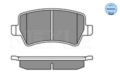 Bremsbelagsatz Scheibenbremse Hinterachse für FORD VOLVO GALAXY II S-MAX MK VAN