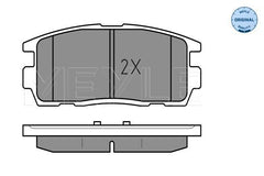 Bremsbelagsatz Scheibenbremse Hinterachse für OPEL CHEVROLET ANTARA A CAPTIVA