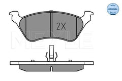 Bremsbelagsatz Scheibenbremse Hinterachse für CHRYSLER DODGE VOYAGER IV CARAVAN