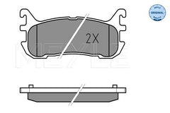Bremsbelagsatz Scheibenbremse Hinterachse für MAZDA 323 F V MX-5 I II