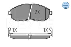 Bremsbelagsatz Scheibenbremse Vorderachse für HYUNDAI H100 Pritsche/Fahrgestell