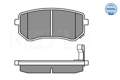 Bremsbelagsatz Scheibenbremse Hinterachse für HYUNDAI KIA i10 I PICANTO II