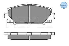 Bremsbelagsatz Scheibenbremse Vorderachse für DAIHATSU TOYOTA CHARADE VIII