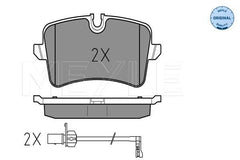 Bremsbelagsatz Scheibenbremse Hinterachse für AUDI PORSCHE A4 Allroad B8 Avant