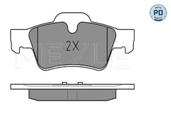 Bremsbelagsatz Scheibenbremse Hinterachse für MERCEDES-BENZ G-KLASSE GL-KLASSE
