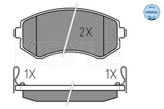 Bremsbelagsatz Scheibenbremse Hinterachse für NISSAN ALMERA I Hatchback PATROL