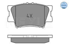 Bremsbelagsatz Scheibenbremse Hinterachse für TOYOTA LEXUS CAMRY Stufenheck RAV