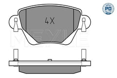 Bremsbelagsatz Scheibenbremse Hinterachse für FORD JAGUAR RENAULT MONDEO III