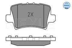 Bremsbelagsatz Scheibenbremse Hinterachse für HONDA CIVIC VIII Hatchback