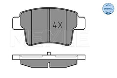 Bremsbelagsatz Scheibenbremse Hinterachse für CITROËN C4 PICASSO I