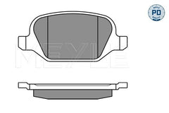 Bremsbelagsatz Scheibenbremse Hinterachse für CITROËN FIAT LANCIA ABARTH