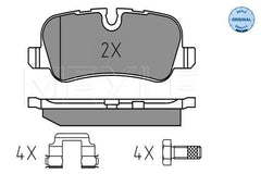 Bremsbelagsatz Scheibenbremse Hinterachse für LAND ROVER DISCOVERY III VAN IV