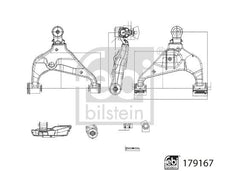 Querlenker Vorderachse rechts für TOYOTA FORTUNER HILUX VIII Pick-up