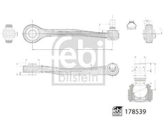 Querlenker Vorderachse rechts für AUDI A8 D4