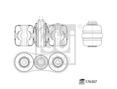 Querlenker Hinterachse hinten für OPEL VAUXHALL ASTRA J Caravan GTC
