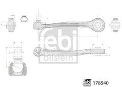 Querlenker Vorderachse vorne links für AUDI A8 D4