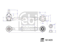 Querlenker vorne Hinterachse für LEXUS TOYOTA HS AURIS AVENSIS Kombi Stufenheck