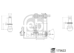 Koppelstange Stabilisator Hinterachse für TESLA MODEL S