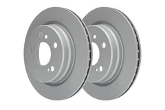 2x Bremsscheibe Hinterachse für MERCEDES-BENZ 124 Stufenheck T-Model E-KLASSE