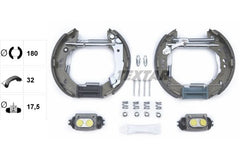 Bremsbackensatz Hinterachse für HYUNDAI ATOS