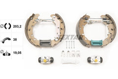 Bremsbackensatz Hinterachse für FORD PUMA FIESTA V Van