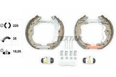 Bremsbackensatz Hinterachse für FIAT SUZUKI SEDICI SX4 / CLASSIC Stufenheck