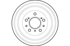 2x Bremstrommel Hinterachse für CITROËN FIAT PEUGEOT C25 Kasten