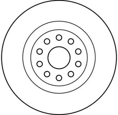 2x Bremsscheibe Vorderachse für LANCIA THESIS