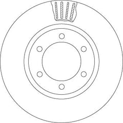 2x Bremsscheibe Vorderachse für TOYOTA LAND CRUISER PRADO