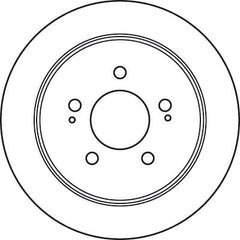2x Bremsscheibe Hinterachse für HYUNDAI H-1 / STAREX Bus Kasten