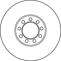 2x Bremsscheibe Vorderachse für IVECO DAILY IV Kasten Pritsche/Fahrgestell V VI