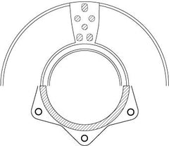 2x Bremsscheibe Hinterachse für MERCEDES-BENZ VARIO Kasten Pritsche/Fahrgestell