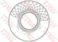 2x Bremsscheibe Hinterachse für MERCEDES-BENZ VARIO Kasten Pritsche/Fahrgestell