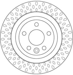 2x Bremsscheibe Hinterachse für VOLVO S60 II S80 V60 I V70 III XC70
