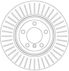 2x Bremsscheibe Hinterachse für BMW 7