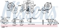 Turbolader Abgasturbolader für MITSUBISHI L200 / TRITON