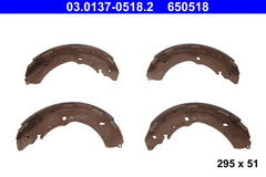 Bremsbackensatz Hinterachse für FIAT MITSUBISHI FULLBACK Pick-up L200 / TRITON