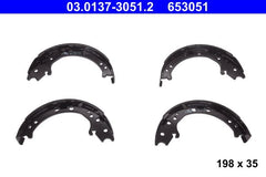 Bremsbackensatz Feststellbremse Hinterachse für HONDA CR-V II III IV