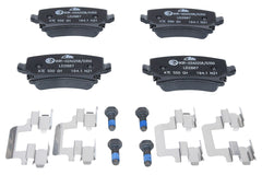 Bremsbelagsatz Scheibenbremse Hinterachse für AUDI SEAT SKODA VW TT Roadster