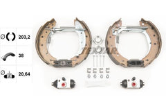 Bremsbackensatz Hinterachse für CITROËN PEUGEOT SAXO XSARA Coupe Hatchback van