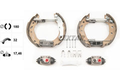 Bremsbackensatz Hinterachse für FORD MAZDA FIESTA IV KA PUMA 121 III