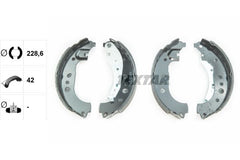 Bremsbackensatz Hinterachse für RENAULT SMART TWINGO III FORFOUR Schrägheck