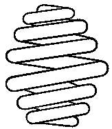 Fahrwerksfeder Hinterachse für VW TRANSPORTER T4 Kasten Bus