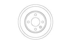 2x Bremstrommel Hinterachse für CHEVROLET AVEO Stufenheck Schrägheck