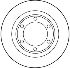2x Bremsscheibe Vorderachse für CITROËN 2 CV AMI Break DYANE MEHARI ACADIANE