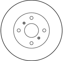 2x Bremsscheibe Vorderachse für TOYOTA COROLLA Liftback Coupe FX Compact